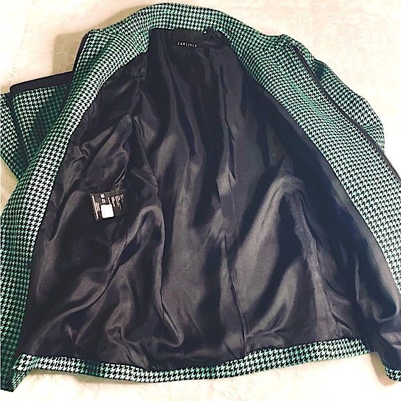 Carlisle Women’s Houndstooth Wool Business Suit - Picture 13 of 16